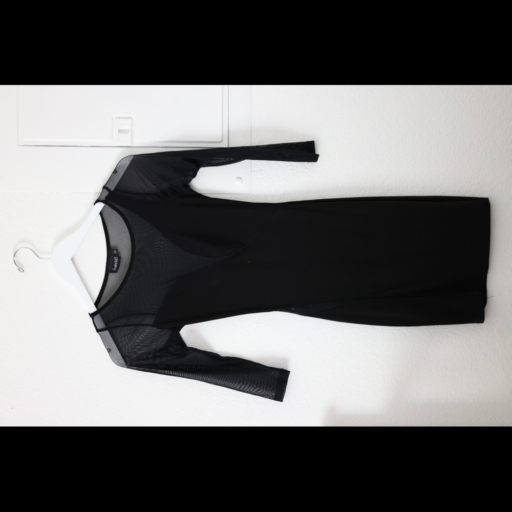 Fredrick Little Black Mesh Dress